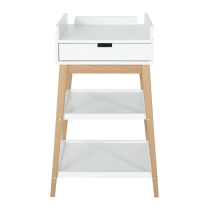 Quax® Stol za previjanje sa ladicom Hip White/Naturel